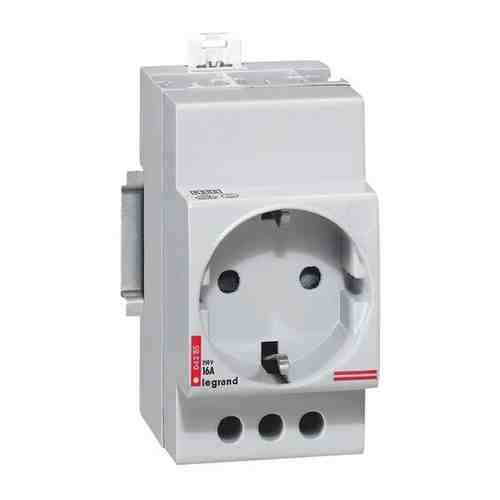 Legrand Розетка с заземлением на DIN-рейку 16А 220V