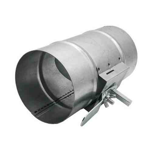 Левша Дроссель-клапан для круглых воздуховодов d120 мм оцинкованный Левша