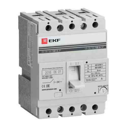 mccb99-160-80 Автоматический выключатель EKF ВА-99 PROxima 3П 80А 35кА