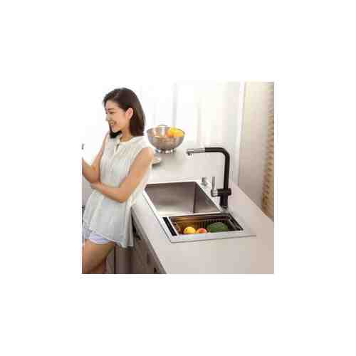 Mensarjor Умная кухонная мойка с ультразвуковой технологией мытья Xiaomi Mensarjor Intelligent Sink Washing Machine Silver (JBS2T-G1L)