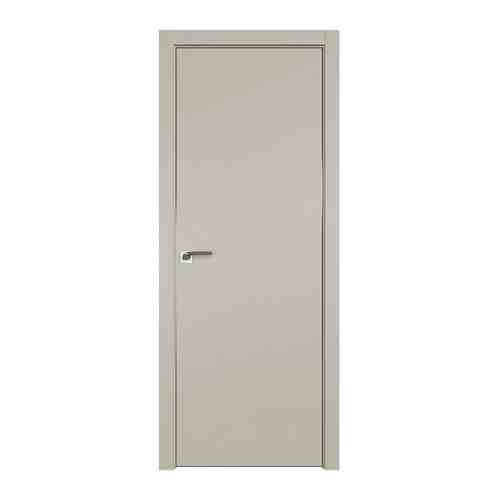 Межкомнатная дверь 1E Шеллгрей кромка Матовая с 4-х сторон, Profil Doors, Экошпон, глухая, белая, 900x2000