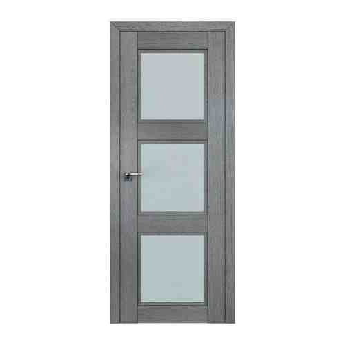 Межкомнатная дверь 2.27XN Грувд Cерый, Profil Doors, Экошпон, со стеклом , 800x2000