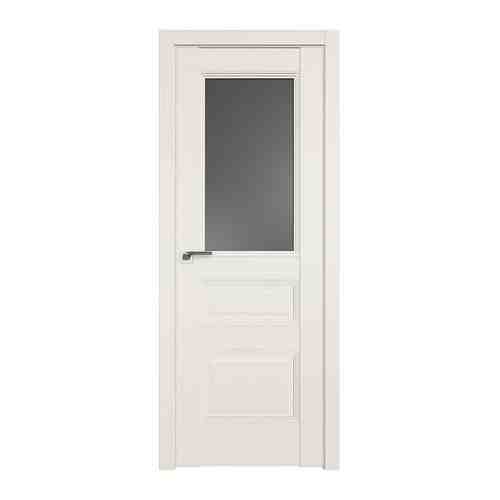 Межкомнатная дверь 67U Магнолия Сатинат стекло Графит, Profil Doors, Экошпон, со стеклом , 600x2000