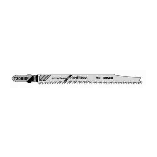 Набор лобзиковых пилок BOSCH 25шт Т 308 BF Extra-clean for HardWood, BIM