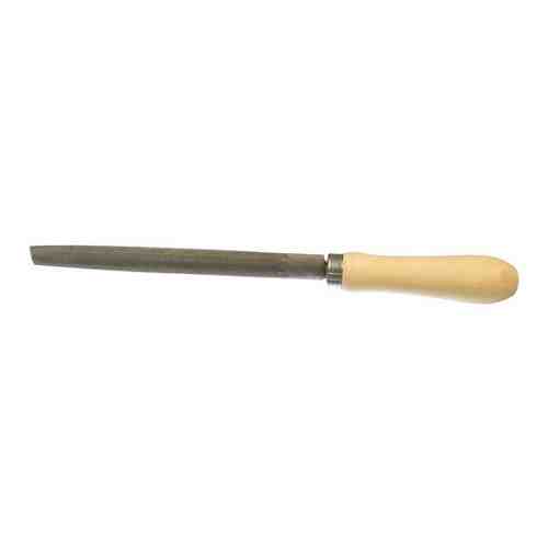 Напильник СИБРТЕХ 16323, 150 мм, полукруглый, деревянная ручка