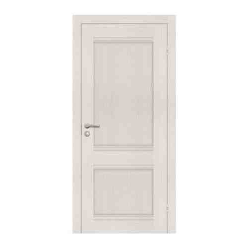 Олови дверь межкомнатная М8 Невада экошпон Дуб белый / OLOVI дверное полотно без притвора Невада 2000х700х35мм экошпон Дуб белый
