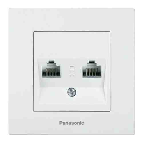 Panasonic Розетка компьютерная Panasonic Karre Plus (WKTC04062WH-RU) скрыт. IP20 белый (упак.:1шт)