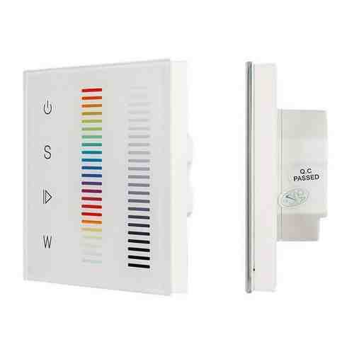Панель-регулятора цвета RGBW сенсорная встраиваемая Arlight Sens SR-2834RGBW-AC-RF-IN White (220V,RG