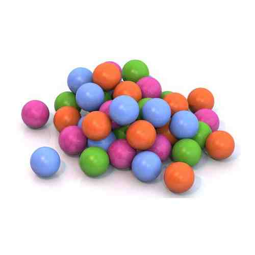 Шарики для сухого бассейна Нордпласт Шарики диам. 6 см (50 шт. в сетке) 411, оранжевый, розовый, голубой, зеленый