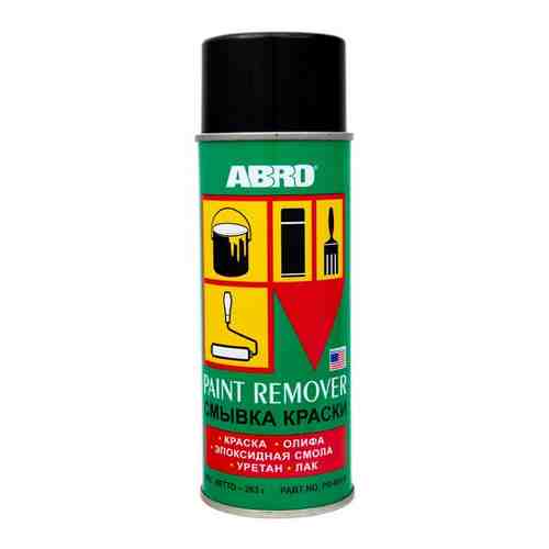 Смывка краски ABRO PAINT REMOVER / Made in U.S.A. / Удалитель старой краски аэрозоль 263 г. PR-600