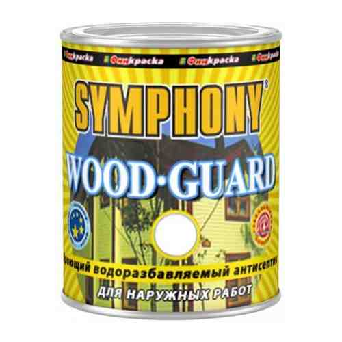 SYMPHONY Краска для дерева с антисептиком Symphony Wood Guard 9 л , RAL-3020