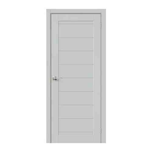 Дверь межкомнатная Браво-21 Grey Matt, Bravo, ПВХ плёнка, глухая , 600x2000