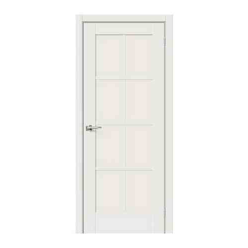 Дверь межкомнатная Прима-11.1 White Matt/Magic Fog, Bravo, ПВХ плёнка, со стеклом , 700x2000