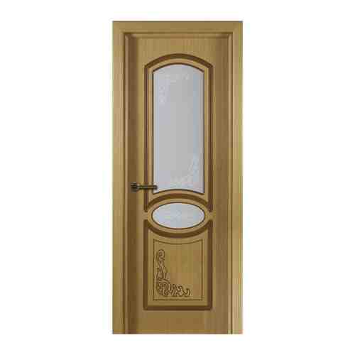 Двери Верда (Verda). Дверь Верда (Verda) Муза Художественное остекление - Дуб 2000x900