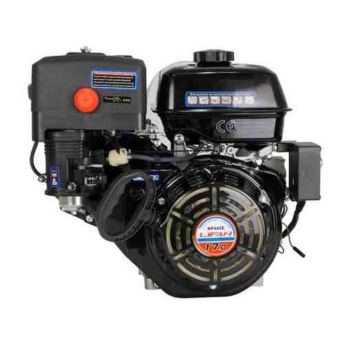 Двигатель бензиновый Lifan NP445E D25 (17 л. с., 445 куб. см, вал 25 мм, электростарт, без катушки)