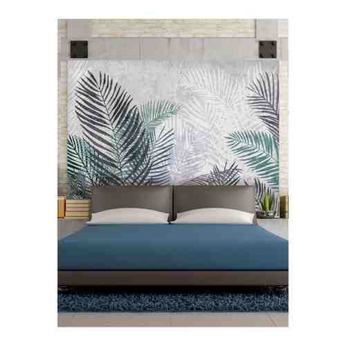 Фотообои Hit Wall 200х150 флизелиновые Дизайнерские листья минимализм/ для прихожей гостиной спальни кухни