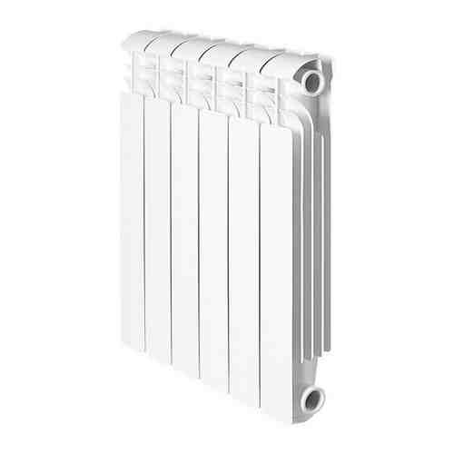 Global ISEO 500 10 секций радиатор алюминиевый боковое подключение (белый RAL 9010)