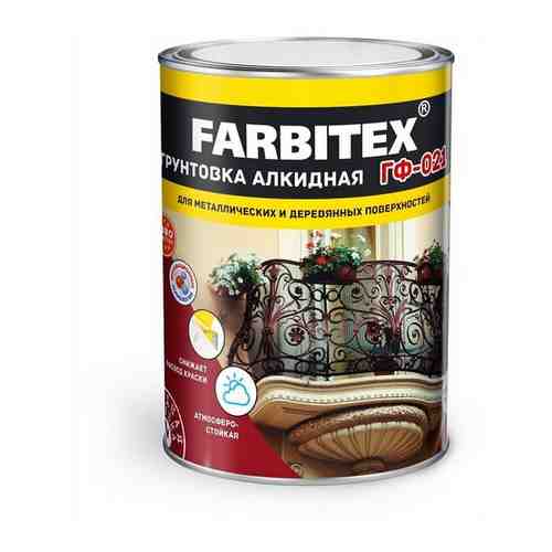 Грунтовка ГФ-021 FARBITEX (Артикул: 4300005166; Цвет: Серый; Фасовка = 10 кг)
