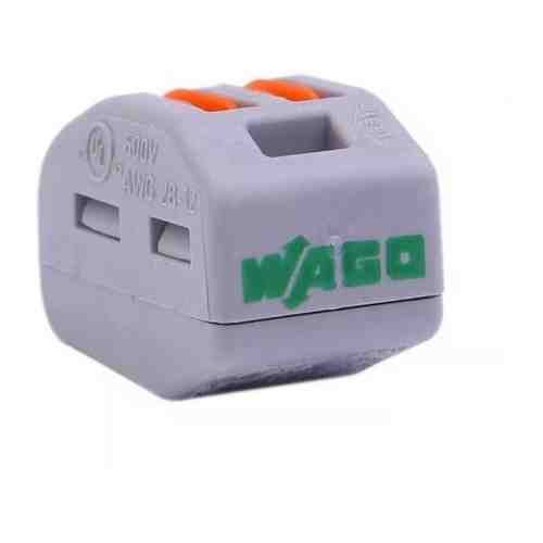 Клеммник WAGO двойная (одножильных или многожильных) х 0,08-4мм2 32A Cu 222-412 (комплект 20шт)