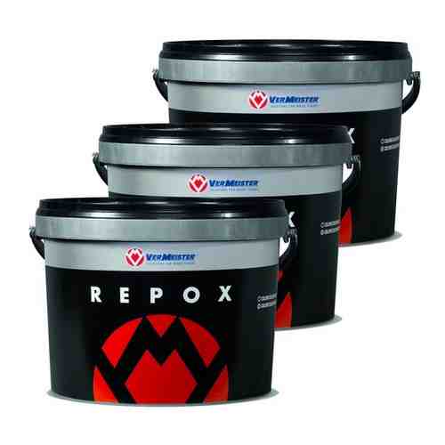 Клей для паркета Repox Vermeister двухкомпонентный эпоксидно - полиуретановый, 10 кг 3 шт.