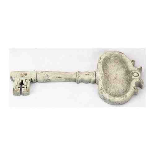 Ключ (серый)/Ключ для хранения /Оригинальная шкатулка, 31 см. Цвет:серый камень.