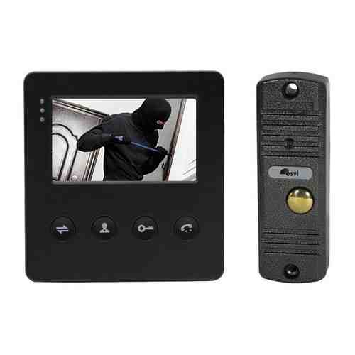 Комплект видеодомофона с вызывной панелью EVJ-4-EVJ-BW6 4,3