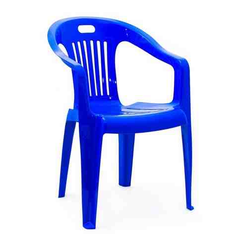Кресло пластиковое Комфорт-1 110-0031, 540х535х780мм, цвет желтый