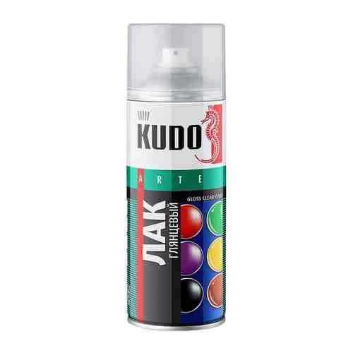 Кудо KU-9002 лак аэрозольный акриловый глянцевый (0,52л) / KUDO KU-9002 лак аэрозольный акриловый глянцевый (0,52л)