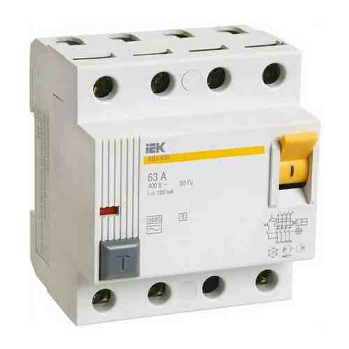 MDV12-4-040-300 Выключатель дифференциального тока IEK ВД1-63S 4П 40А 300мА тип ACS, селективный