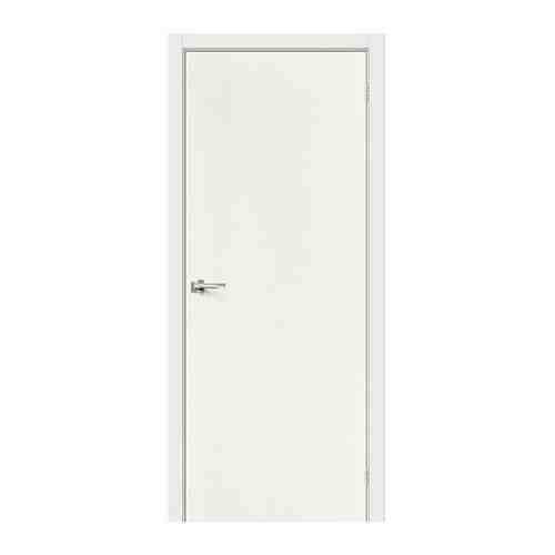 Межкомнатная дверь Браво-0 ST Whitey, Bravo, ПВХ плёнка, глухая , 900x2000