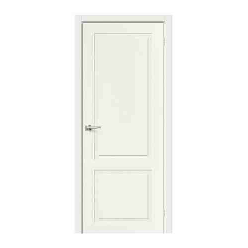 Межкомнатная дверь Граффити-12 ST Whitey, Bravo, Эмаль, глухая , 900x2000