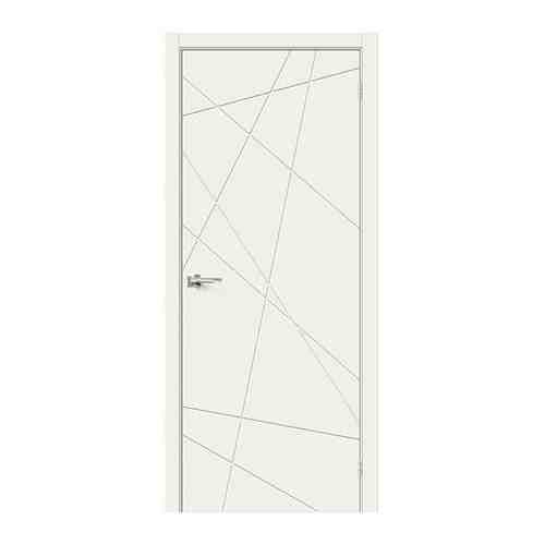 Межкомнатная дверь Граффити-5 Whitey, Bravo, Эмаль, глухая , 600x2000