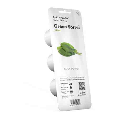 Набор картриджей для умного сада Click and Grow Refill 3-Pack Зеленый Щавель (Green Sorrel)