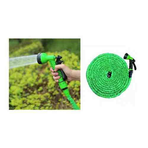 Садовый растягивающийся шланг с насадкой-распылителем Magic hose 60 метров (Зеленый)