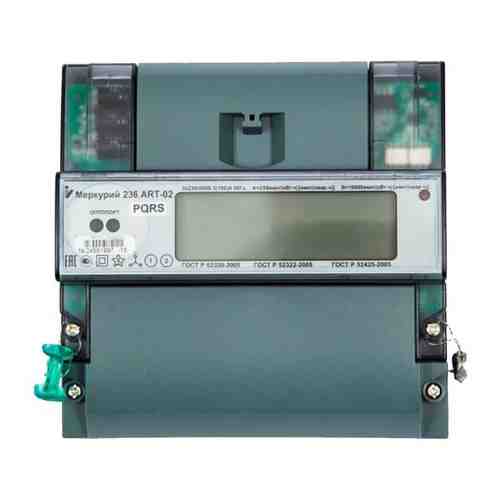 Счетчик электроэнергии Меркурий 236 ART-02 PQRS 5 (100)А ЖКИ(DIN)-230/400B Многотарифный