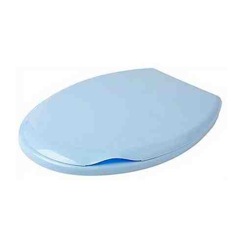 Сиденье для унитаза пластик, Serenity, снежно-голубое, Berossi, АС 15808000
