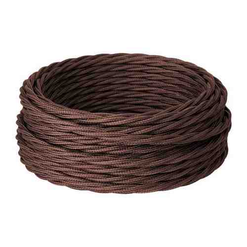 Силовой ретро кабель Retro Electro, 3х2,5, коричневый, длина бухты 200