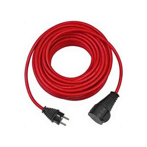 Удлинитель-переноска 10 м Brennenstuhl Extension Cable, 1 розетка, кабель красный, 3G1,5 (1167950)