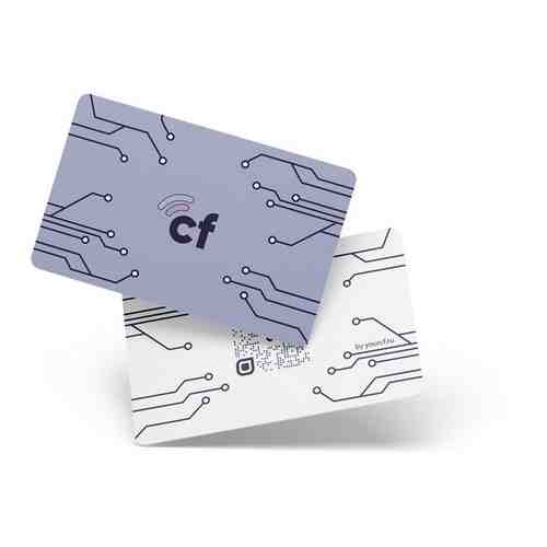 Умная визитка с чипом NFC с возможностью редактирования от YOURCF